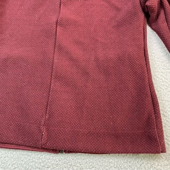 The North Face Red Fleece Full Zip Hoodie Sweater Women’s Size S Small - Picture 10 of 10